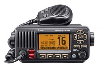 ICOM ic-m423 # 05 émetteur-récepteur bande nautique VHF avec baguette de bruit actif et DSC intégré – Noir