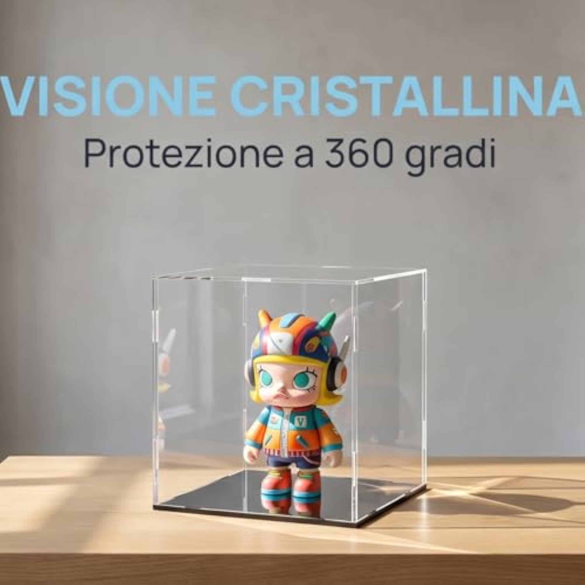 Clear Acrylic Display Case, 8*8*10inch