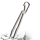 Titanium Aleoy - Mini Pinzas De Titanio Al Aire Libre, Herramienta De Selección Portátil | 3.03 In, TC4 Alta Dureza Herramienta De Recogida Multipropósito Para Escalar, Viajar, Hogar, Senderis