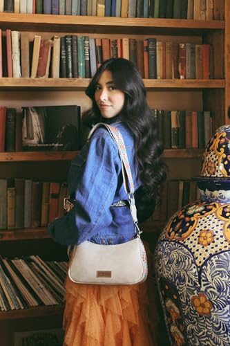 Image of Wrangler Western Shoulder Bag for Women Small Purse Aztec Hobo Bag HandBag with Detachable Strap