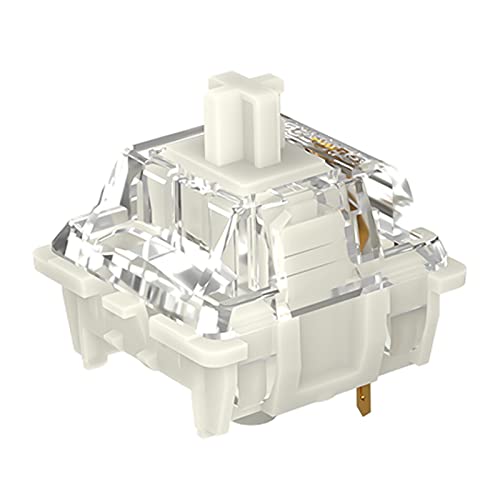 Interrupteur Gateron Blanc Clear Pro 2.0 la perfection linéaire transparente pour clavier