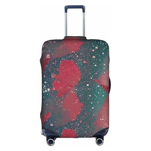 Glitter Pattern Print Travel Elastic Suitcase Luggage Baggage Cover Protector, Washable And Anti-Scratch