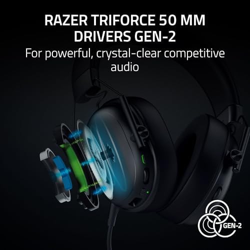 Razer BlackShark V3 X HyperSpeed Wireless PC Gaming Headset, Black - 2