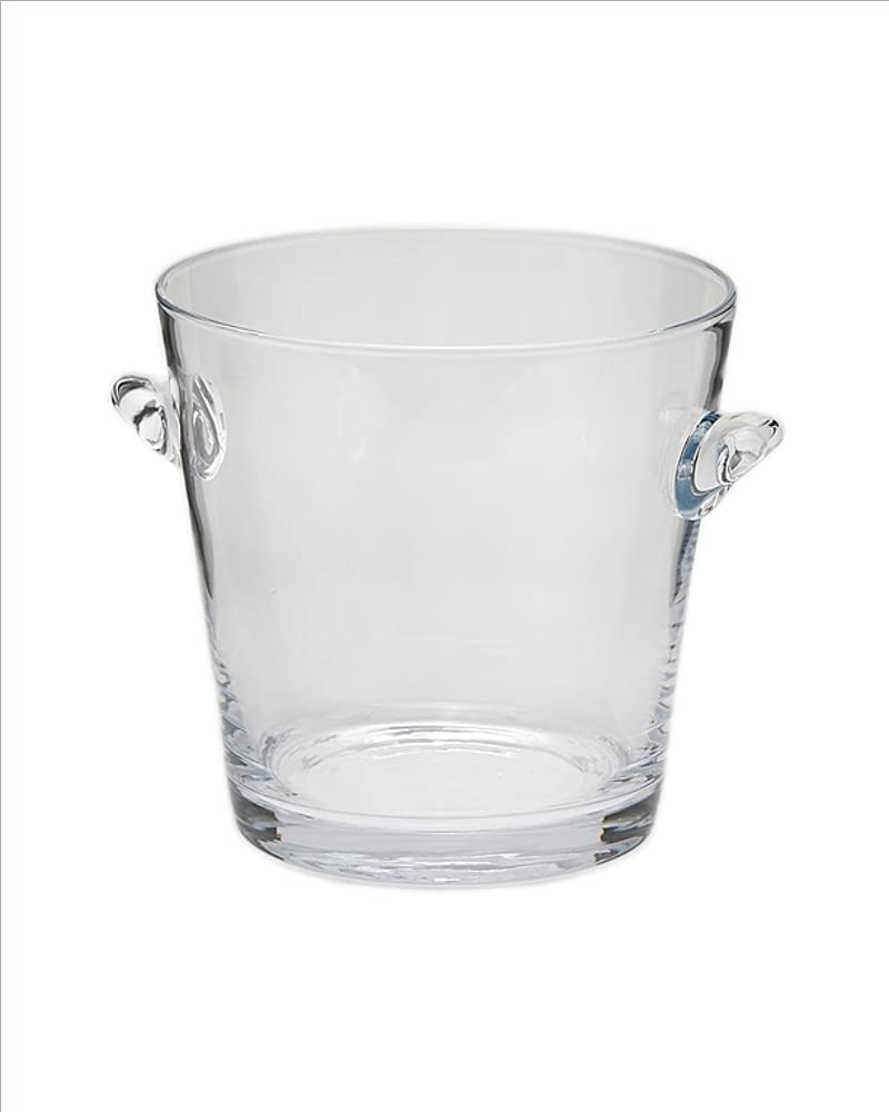 Vase d'intérieur EDG seau à glace élégant de 19cm en verre raffiné