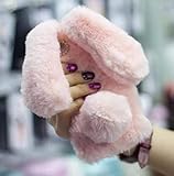 iPhone 6/6s Fur Case for Girls,Jesiya Luxury Cute Toy Warm Handmade Rabbit Bunny Furry Fuzzy Soft Rabbit Fur Hair Plush Case Cover for iPhone 6/6s 4.7