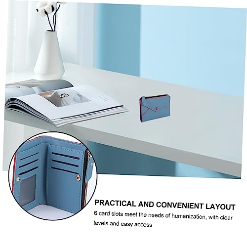 Portefeuille PU compact doté de compartiments séparés pratiques
