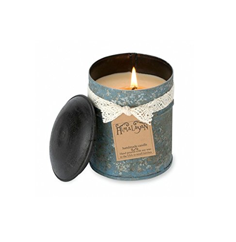 Himalayan Trading Post, Blue Spice Tin Candle, 10-Ounce, Bourbon Vanilla