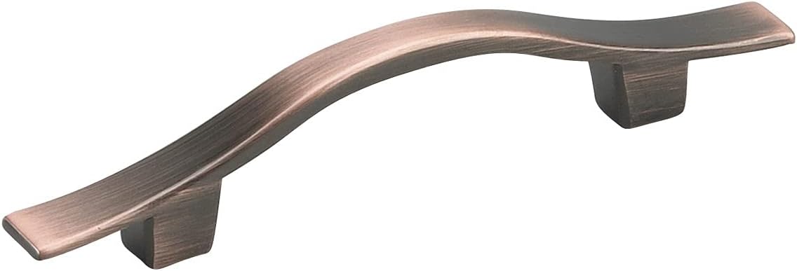 Richelieu Hardware BP879193 Toulouse Collection 3-inch (76 mm) Center-to-Center Antique Copper Traditional Arched Cabinet and Drawer Pull Handle for Kitchen, Bathroom, and Furniture