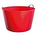 TubTrugs SP75R X-Large Red Flex Tub,75 Liter