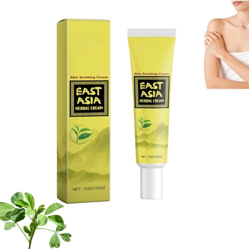East Asian Natural Herbal Cream, Herbal Body Cream for Face and Body, Soothing Moisturising Cream with Botanicals, Hydrating and Nourishing Skin Care for All Skin Types (1pcs)