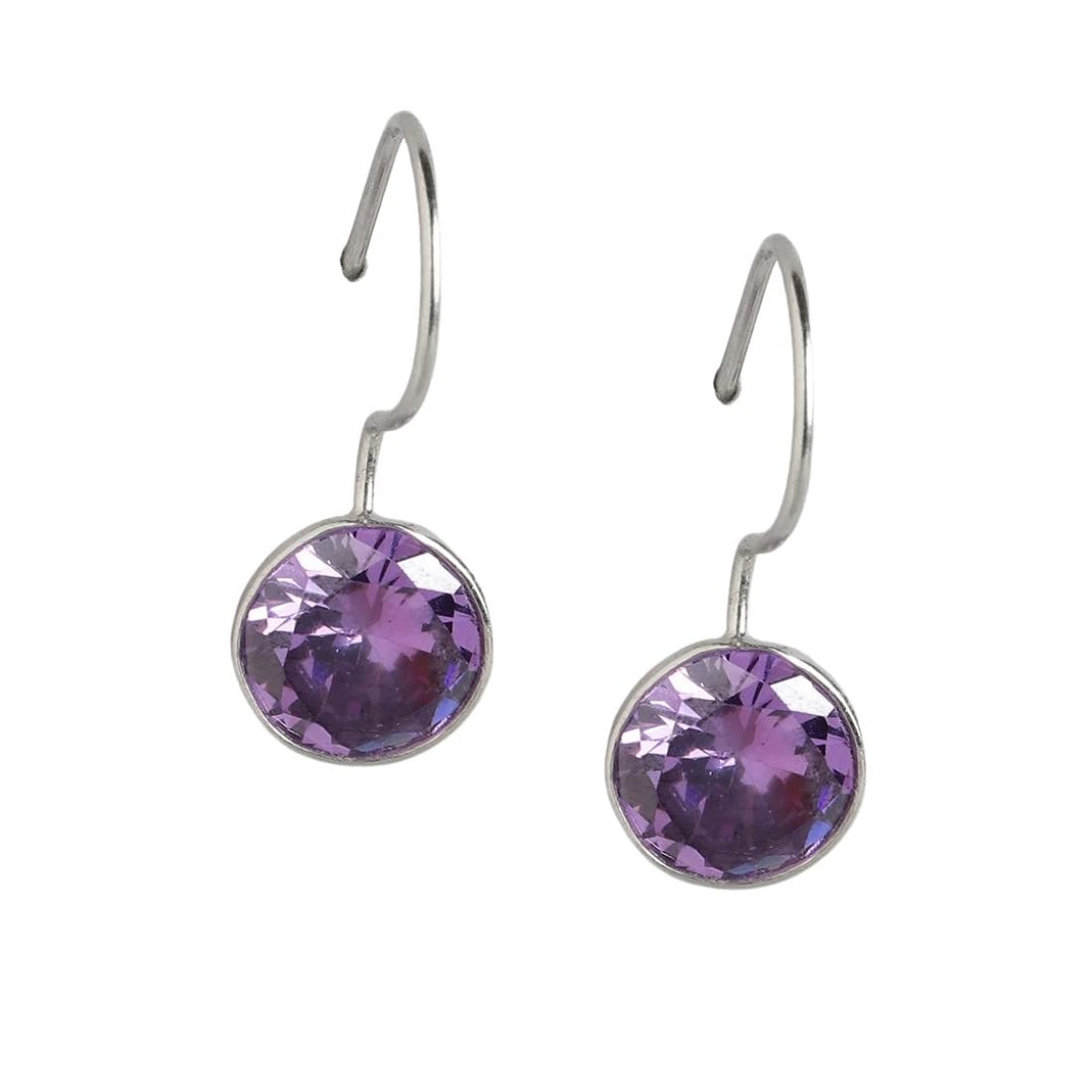 ZAVYA 925 Sterling Silver Cubic Zirconia Drop Silver Plating Drop Earrings | | Gift for Women and Girls | With Certificate of Authenticity and 925 Hallmark (B0BT7J138J) Amazon Price History, Amazon Price Tracker