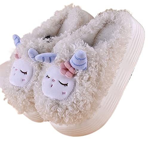 Pantoufles pour filles et adultes en fourrure un cadeau chaleureux