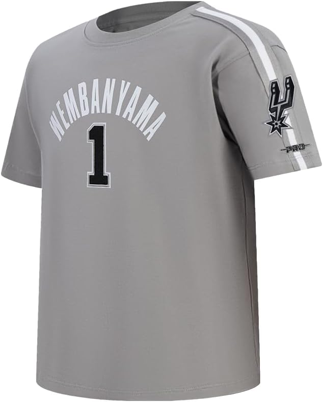 Pro Standard NBA Boys Big Boys NBA San Antonio Spurs Classic Player Cotton Taping Tee