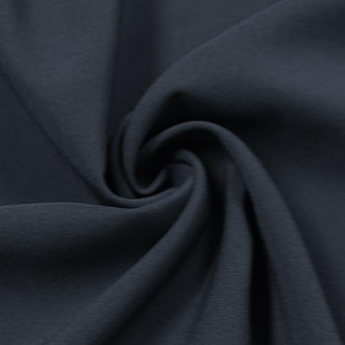 Navy 4-Way Twill Stretch Fabric by The Yard