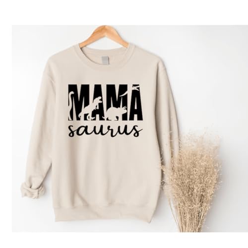 Mama Saurus Sweatshirt, Mama Dinosaur, Mom Life Sweatshirt, Mother's Day Sweatshirt, Funny Mother's Day Gift2