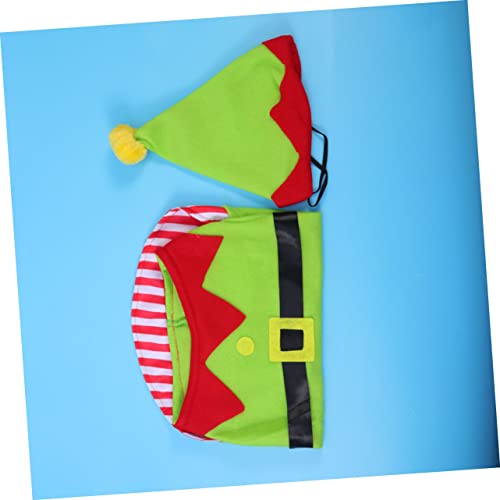 FRCOLOR Disfraz Navidad para Perro 1 Set Vestido miniatura 4