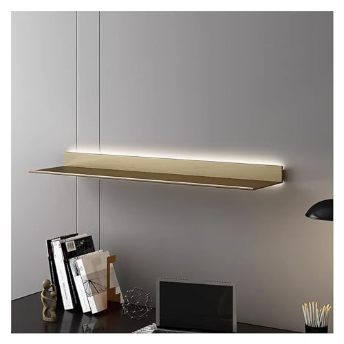 Estantes de pared de aleación de aluminio en forma de L, estante de pared iluminado LED integrado, soportes de exhibición de aleación de aluminio, estantes flotantes montados en la pared, estantes de