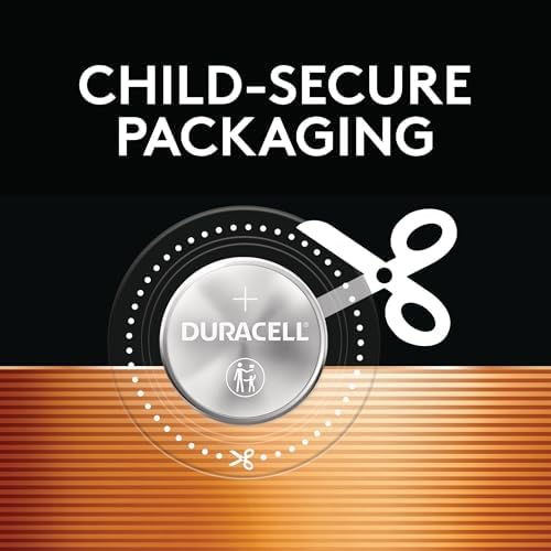 Duracell 2032 Lithium Battery, 6 Count (Pack of 1), Child Safety Features, Compatible with Key Fob, Tea Light Candles and Other Devices, CR2032 Battery - 4