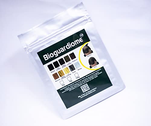 Bioguardiome-Hair-Building-Fiber-Refill-Bag-Black-Powder-Based-fibers-Natural-Hair-Thickening-Fiber-for-Thin-Hair-Men-Women-Cover-bald-spot-Black-Size-25-gm-Pack-of-1