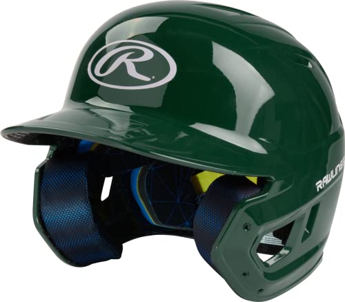 Rawlings | MACH Batting Helmet | Gloss Dark Green | Senior (6 7/8" - 7 5/8")