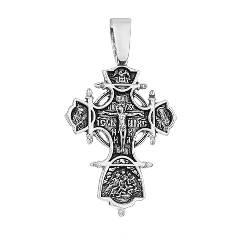 Crucifix en argent 925 NKlaus sublimez votre tenue quotidienne avec cette croix