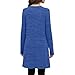 Dresses for Women Casual Long Sleeve Crewneck Spring Cozy Loose Fit Dress Solid Color Fashion Fall Comfy Outfits S-2XL