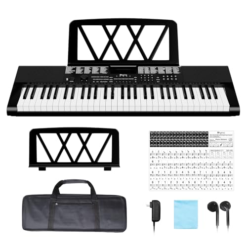 電子ピアノ 61鍵盤 メトロノーム AUX 電子キーボード 初心者 ピアノ Amazon | RHYMO 電子ピアノ 61鍵 初心者向け 電子ピアノ 子供用