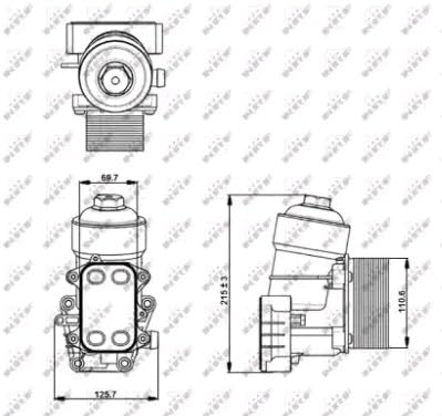 Bloque de motor Nrf 31355 con alta disipación térmica y resistencia al desgaste 2