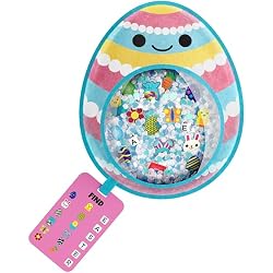 Vango BIZYBOO Easter Egg Busy Bag Scavenger Hunt - Hidden Object Search Sensory Matching Game for Kids 2 and Up (Blue)