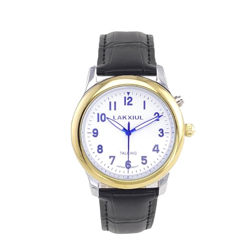 Montre parlante espagnole pour homme malvoyant et aveugle