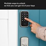 Yale Assure Lock 2 Deadbolt, Lifetime Brass Keyed Smart Entry Door Lock with Wi-Fi Connected Keypad for Code Entry and Remote Access, YRD410-WF1-P05