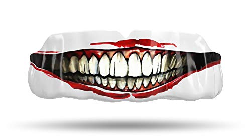 Impact All Sports Mouthguard Lacrosse, Football, Hockey, Basketball, ​​Jiu-Jitsu, and More, Breathable Mouthguard for Youth Adults, Professional Custom-Fit, Joker Smile