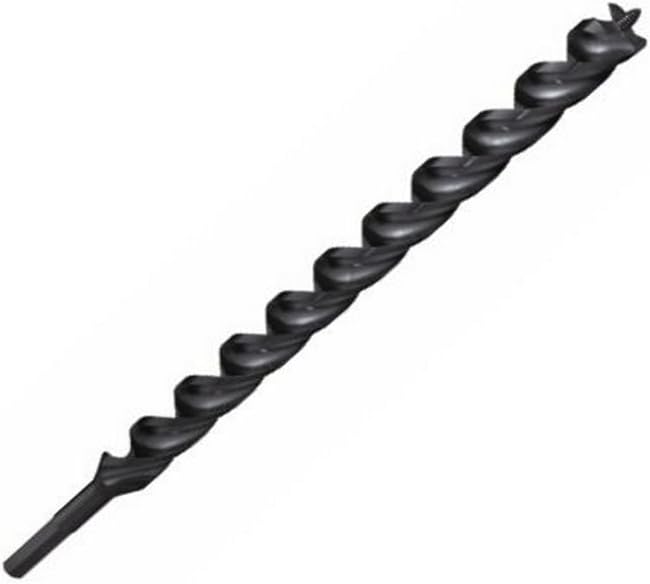 Wood Owl 1 1/4" Diameter x 7 1/2" Long Ultra Smooth Tri Cut Auger Hand Brace Boring Bit PTEE coated 09717