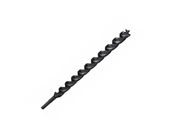 Wood Owl 1 1/4" Diameter x 7 1/2" Long Ultra Smooth Tri Cut Auger Hand Brace Boring Bit PTEE coated 09717