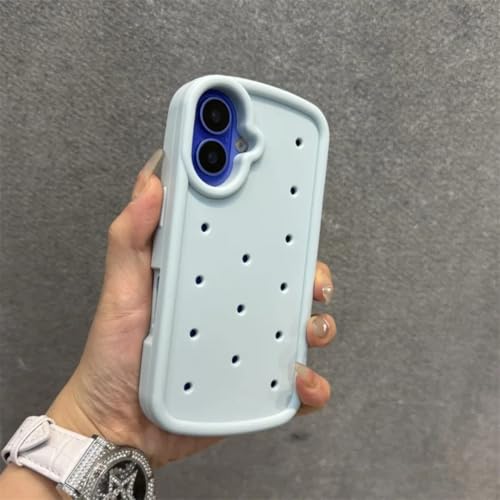 Protection iPhone 15 Pro silicone motif pois anti-surchauffe bleu