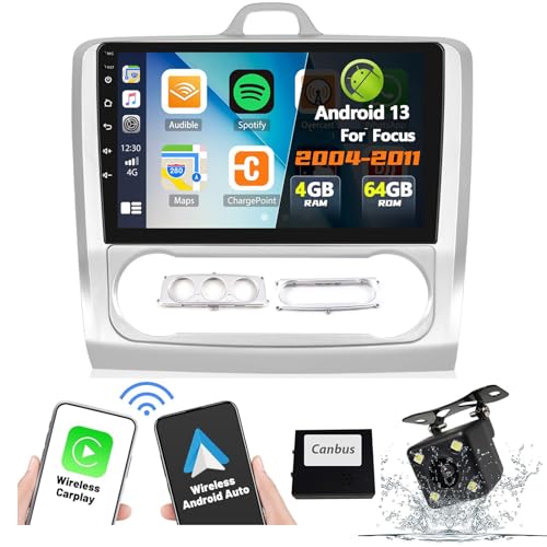 Autorradio 2 DIN para Ford Focus Mk2 con 8 núcleos, 4G+64G y GPS para modernizar tu conducción