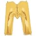 Betallic Large M Shaped Balloon, 40 Inch, Gold