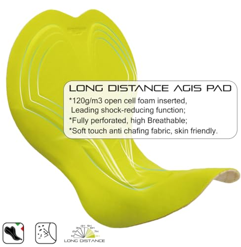 EASYINPRO Calça cargo masculina de lã para ciclismo com almofada 4D, abertura frontal com zíper, cal