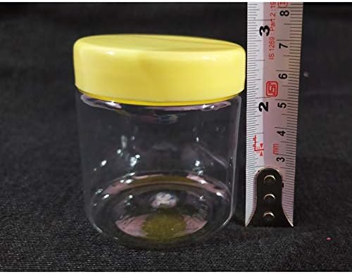 Right Unbreakable Plastic Container Set Of 12 Pieces (100 Ml) - Transparent