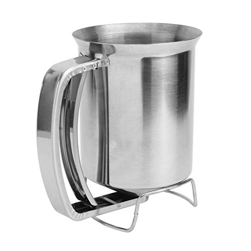 1pc Separator Funnel Mixing Tool Baking Tool Cake Dispenser Grease Separator Home Kitchen Tool Stainless Steel Kitchenware Cake Baking Tool