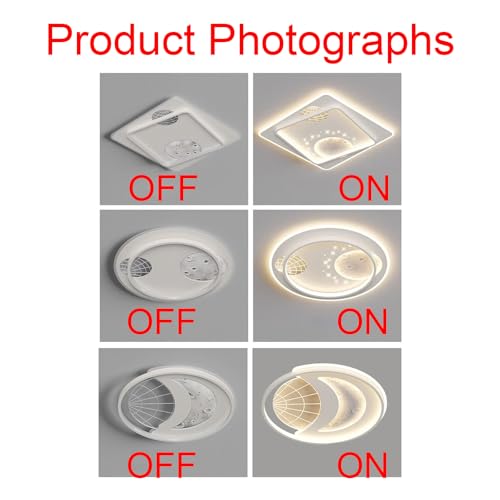 Luminaires de plafond ronde à intensité variable avec télécommande
