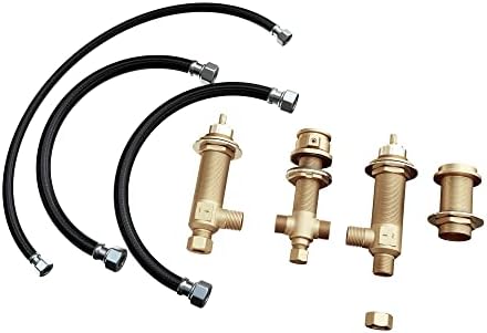 Signature Hardware 448005 4 Hole Roman Tub Filler Rough-In Valve with Hand Shower