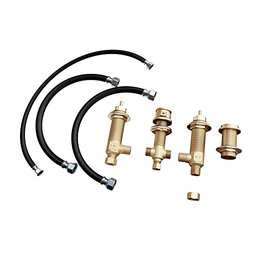 Signature Hardware 448005 4 Hole Roman Tub Filler Rough-in Valve with Hand Shower - N/A by Signature Hardware - Used condition - CA$273.27