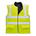 Portwest S469 - Chaleco de alta visibilidad, color Amarillo, talla Large