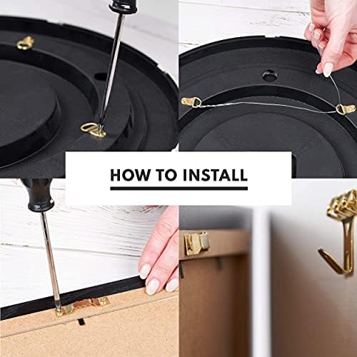 220 Pcs Heavy Duty Picture Hooks for Hard Walls | Picture Hanging Kit with Wire, D-Rings, Sawtooth Hangers and Nails with Screws | Picture Hanging Hooks for Picture Frames, Mirrors, Paintings & Decor