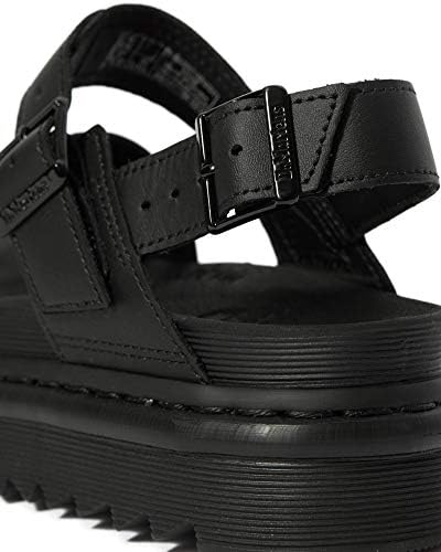 Dr. Martens womens Voss Fisherman Sandal, Black Hydro Leather, 8 US | Image 5