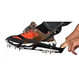 Diese Anti-Rutsch-Schneeschuhspitze kann mit seinem 18-Zahn-Design eine gute Zugkraft zur Verfügung stellen