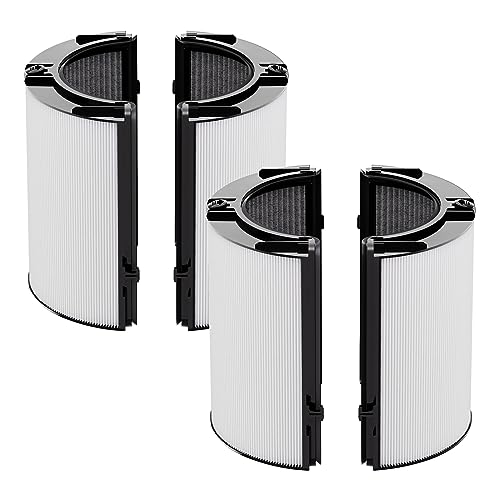 Leemone True HEPA+Carbon Filter 2-Pack Replacement for Dyson PH01 PH02 PH03 HP06 TP06 HP07 TP07 HP09 TP09 HP10 TP10 360 Combi Glass Purifying Fans Compatible with Dyson Pure Cool Hot Air Puri-fier