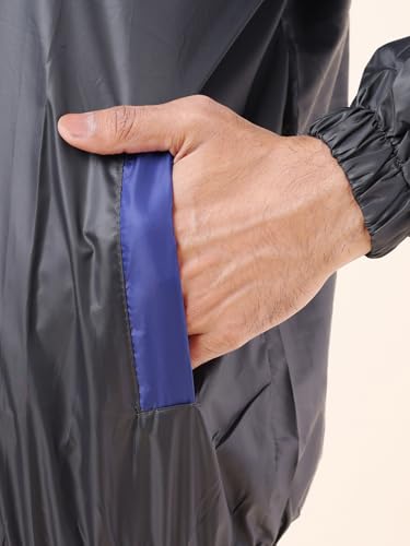Image of Dollar Men's Polyester Solid Windcheater Jacket With Side Pockets
