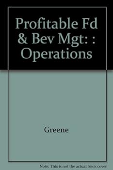 Hardcover Profitable Food and Beverage Management: Operations Book
